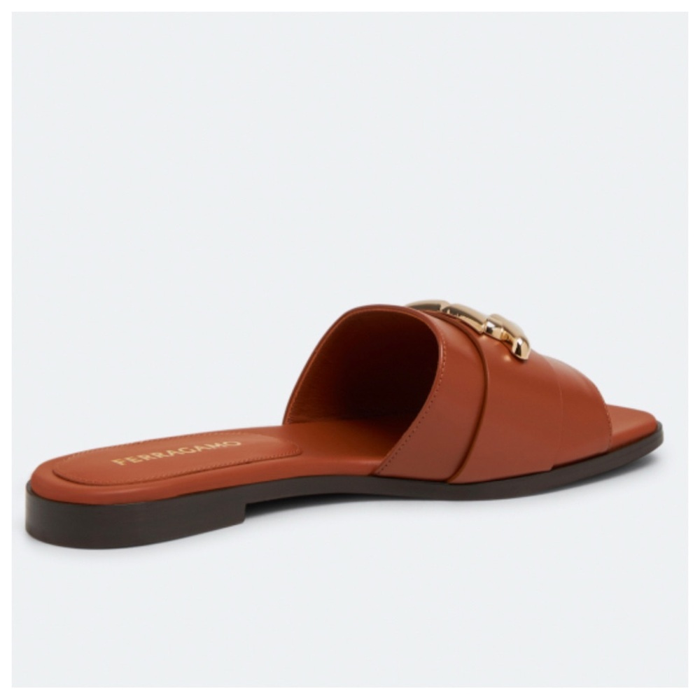 Ferragamo Priscilla Slip On Slide Sandals - Picture 3 of 16